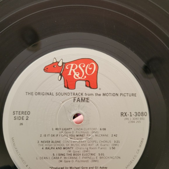 FAME ORIGINAL MOVIE SOUNDTRACK VINYL RECORD LP MGM Records 1980 - Picture 3 of 11